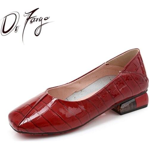 Кожаные туфли-лодочки DRFARGO China At AliExpress