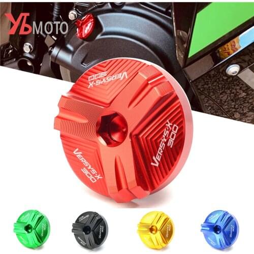 Flash Deals FOR KAWASAKI Versys X 300 x300 versys 300X 2017-2020 Motorcycle CNC Oil Filler Cap Plug With Logo