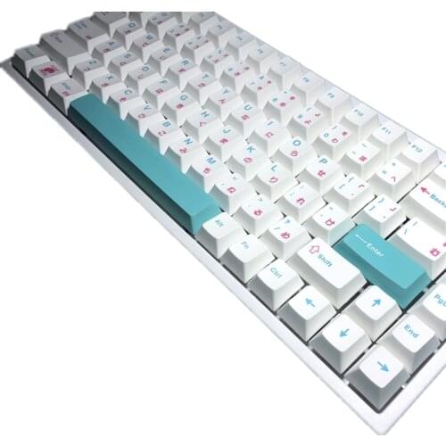 Hotsale Minimalist Keycap Sushi Cherry Profile PBT Suitable For 104/68/980 Mechanical Keyboard