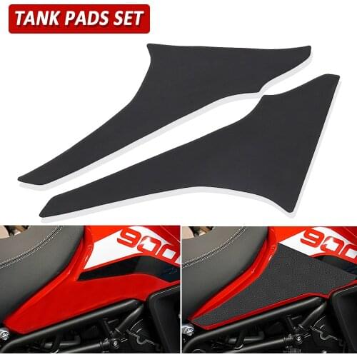 For Triumph Tiger 900 Tank Knee Pads Set Motorcycle Grip Anti Slip Fuel Tank Protection Stickers Kit Tiger900