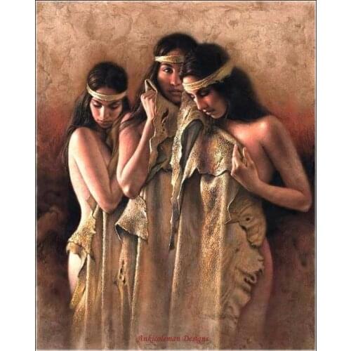 Embroidery Counted Cross Stitch Kits Needlework - Crafts 14 ct DMC Color DIY Arts Handmade Decor - The Bathers