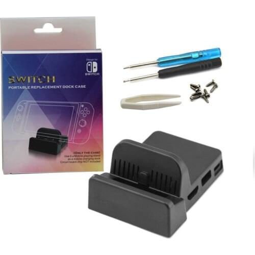 For Nintend Switch DIY Newest Replacement Dock Case DIY Modified Portable Mini Charging Dock (NO Electronic Parts) For NS Dock