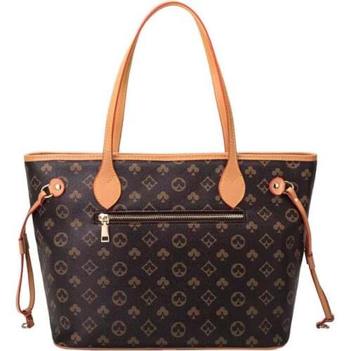 2021 new summer luxury womens fashion European and American large capacity handbag shopping bag simple WHITE Handbag Shoulder B