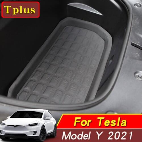 New! Model Y 2021 Car Rear Trunk Mat And Front Trunk Storage Mats For Tesla Model Y Mat Accessories Cargo Tray Trunk Mats