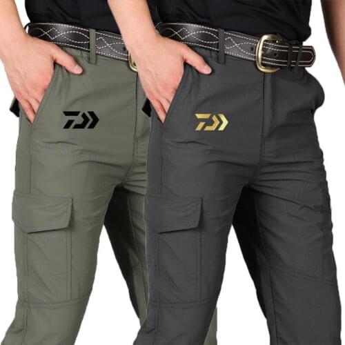New DAIWA Fishing Pants Top Quality Summer Autumn Men Climbing Hiking Fishing Clothing Outdoor Sport Plus Size Men Long Pants