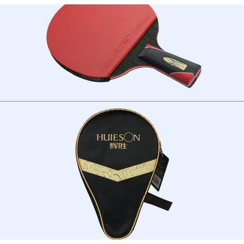 Single Ping Pong Paddle Professional Carbon Table Racket Ping Pong Paddle