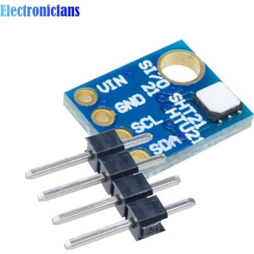 Industrial Humidity Sensor High Precision Si7021 Temperature Humidity Sensor Module with I2C Interface for Arduino