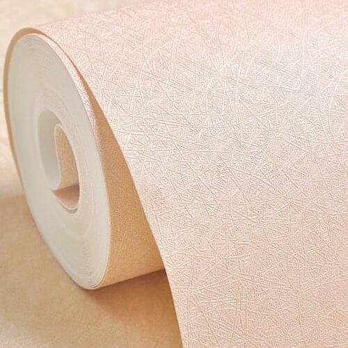 Beibehang Simple silk wallpaper of modern simple silk wallpaper waterproof PVC living room hotel hotel plain wallpaper linen