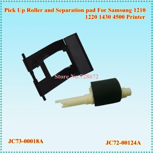 5 X JC72-00124A Separation Pad + JC73-00018A Pickup Roller for Samsung ML 1210 1220 1430 4500 555P Lexmarks E210 Printer Parts