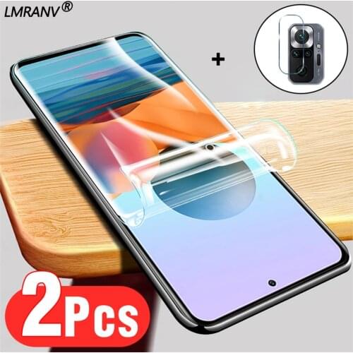 Hydrogel film for redmi note 10pro soft glass redmi note 10s xiaomi note-10 5G screen protector note10 hidrogel redmi note10 pro
