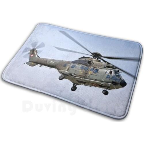Swiss Air Force Aerospatiale As332m1 Super Carpet Mat Rug Cushion Swiss Air Force Aerospatiale As332m1 Super Swiss Air