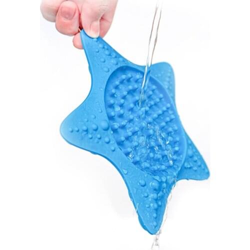 Dogs Pets Lick Pad Small Pets Silicone Licking Mat with Suction Cup Dog Bathing Distraction Toy Blue