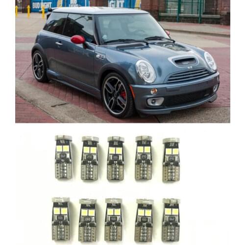 Canbus w5w Led interior lights For mini cooper R50 R53 R56 Clubman F55 F56 F54 Convertible Countryman