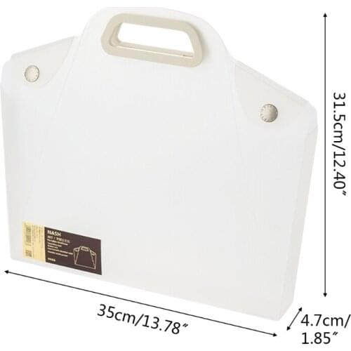 K92C Large-capacity Organ Bag Information Book Storage Bag Receipts Organizer Test Paper Folder Office Workspace Organizers