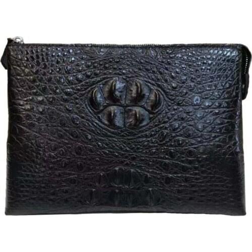 Wanexing new Thailand crocodile leather male handbags leisure fashion trend business male Hand bag men clutch bag
