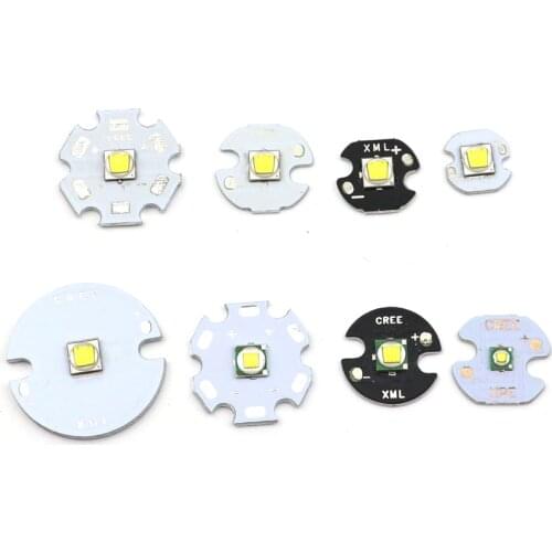 XPE R3 3W XML T6 XML2 U3 10W LED Emitter Chip Bulb High Power LED Lamp Light LED Emitter with 16mm 20mm heatsink