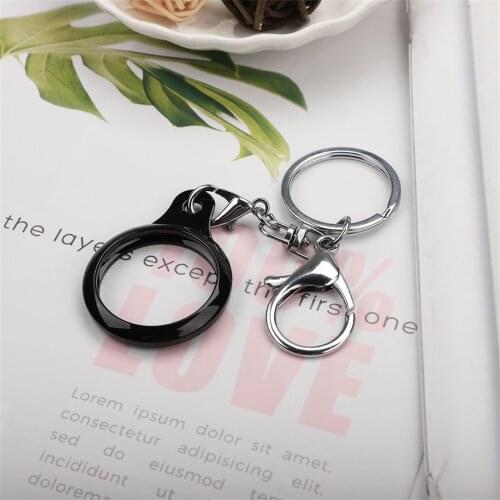 Protective Case For Apple Airtag Accessories With Metal Ring Tpu Apple Locator Tracker Anti-lost Device Keychain Protect Sleeve