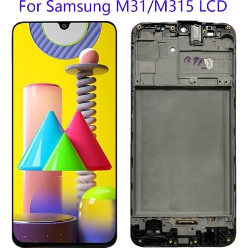 Suitable for Samsung Galaxy M31 LCD M315 M315F display Samsung M315 M315F/DS LCD display touch screen digitizer assembly