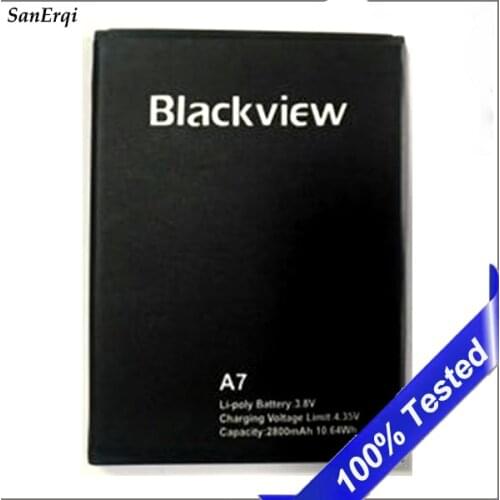 10PCS/LOT For Blackview A7 Battery 2800mAh For Blackview A7 pro Mobile Phone Batterie Bateria SanErqi
