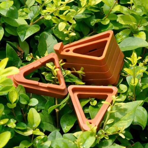 12pcs/Set Plants Pot Feet Triangle Flower Pot Rack Holder Pot Toes Plastic Flower Pot Risers for Indoor Outdoor Plant Pots