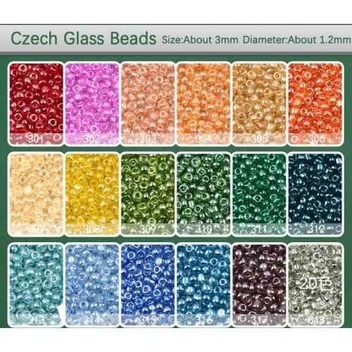 3MM Add Oil Czech Beads Crystal Glass Seed Beads for Jewelry Making Earring Necklace Bracelet Charms Handmade DIY