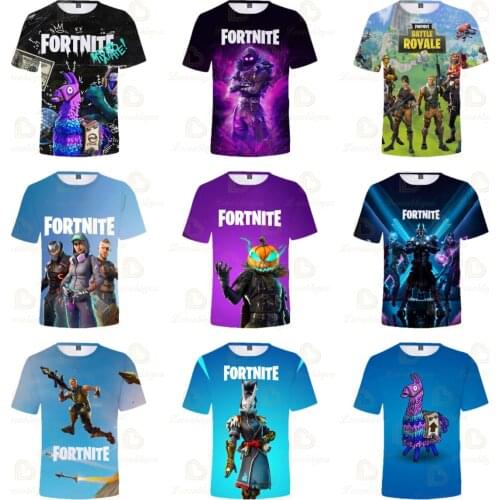 Fortnite Men and Women Victory Childrens Wear Battle Royale 3d Swearshirt Boys Girls Clothes Tops Kids T-shirt Hero Teen Tops