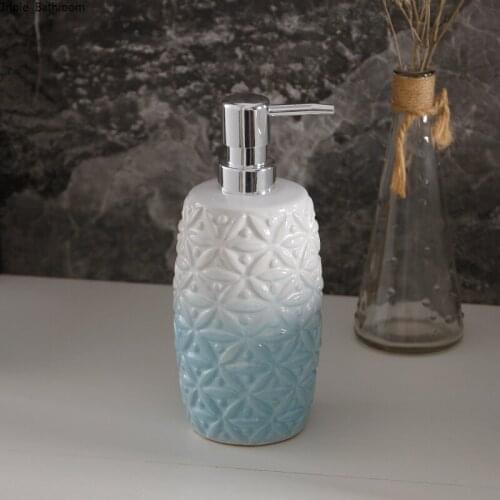 560ml Creative Ceramic Wristband Hand Dispenser Shampoo Bottle Travel Portable Home Bathroom Accessories Liquid Soap Dispenser