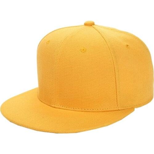 22 Styles Women Men Summer Hip Hop Style Baseball Cap Flat Bill Brim Blank Solid