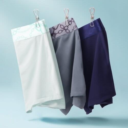 3 Pcs/lot Ice Silk Boxer for Men Sexy Man Boxers Man Long Lycra Pack Mens Boxer Briefs Boy Breathable Thin Mens Underwear Boxers