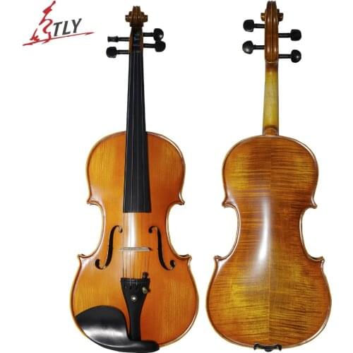 TONGLING Brand Matt 4/4 Violin Natural Stripes Maple Master Hand-craft Antique Professional Violin Musical Instrument+ Bow Rosin
