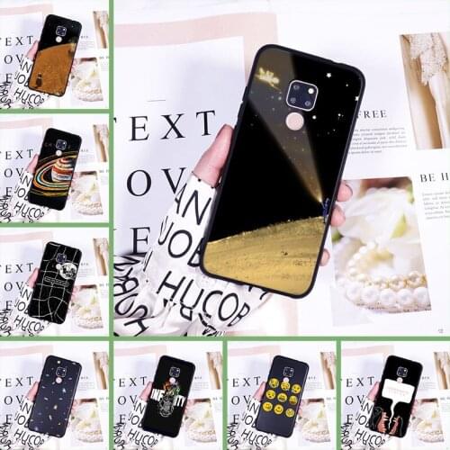 Case For Huawei Mate 9 10 20 Pro Space Star Black Cool Silicone Soft Back Cover For Huawei Mate 7 8 9 10 20 Lite Phone Case