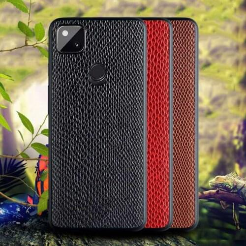 For Goolgle Pixel 4a Pixel 4xl Pixel 4 Pixel 5 luxurious Snake skin pattern ultrathin Fall prevention Mobile phone case