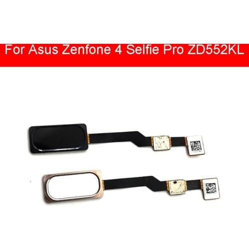 Fingerprint Home Button Flex Cable For ASUS Zenfone 4 Selfie Pro ZD552KL Menu Touch ID Sensor Flex Ribbon Repair Parts Test Work