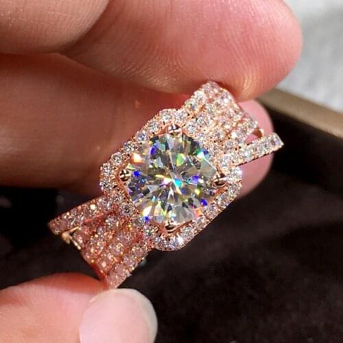 Huitan Fancy Cross Rings for Women Full White CZ Modern Design Female Party Finger-rings Aesthetic Accessories Statement Jewelry