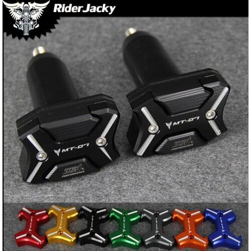Logo(MT07) For YAMAHA MT-07 2014-2018 2016 2017 Motorcycle Accessories Body Frame Sliders Crash Protector Falling Protection