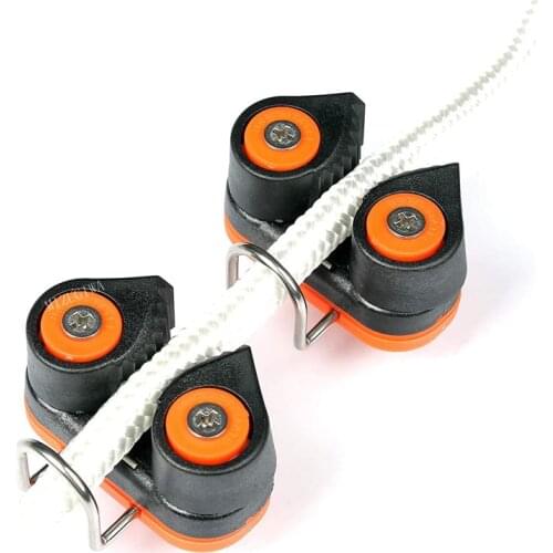 Marine Cam Cleat Sailing Fast Entry Sailboat Equipment Composite 2 Row Matic Ball Bearing Cam Cleat Pilates Max Line Sizes 5/8"