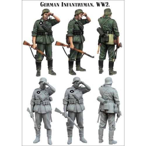 German resin soldiers of World War II German soldiers 1：35