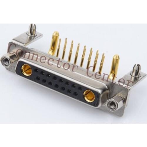 PCB solder large current 17W2 Dsub DB Female Connector 17-pin right angle 90 degree
