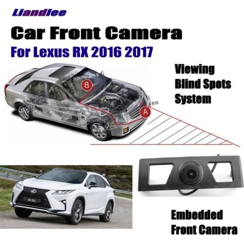 Car Front LOGO Grill Camera For Lexus RX 2016 2017 Not Reverse Rearview Parking Camera Wide Angle
