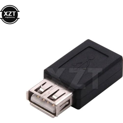 USB 2.0 Type A Female to Micro USB B Female Adapter Plug Converter usb to Micro Usb Data Charger for Mobile Phones Connector