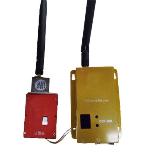6ch 7W good ventilation 1.2G transceiver CCTV transmitter 1.2G image transmission Transmitter tx for FPV drone transmitter