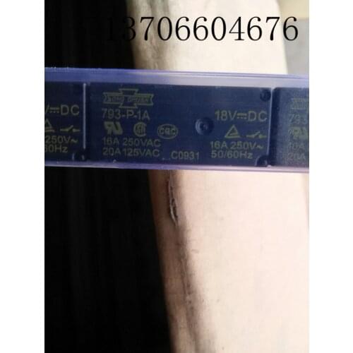 793-P-1A 18VDC Relay 16A-250VAC