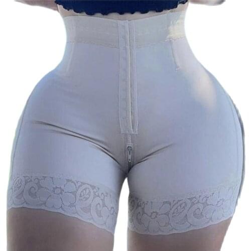 High-Waisted Skims Shaping Shorts Butt Lifter Applique Underwear Women Panty Slimming Sheath Flat Belly Fajas Colombianas