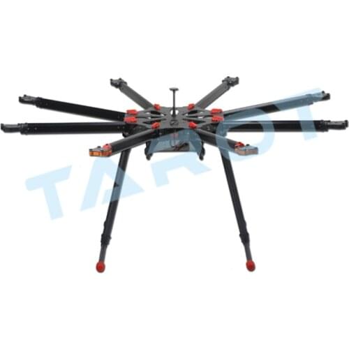 Tarot-rc Original Drone Accessories Diy Big Drone Tarot X8 Folding Carbon Fiber Octocopter Frame Parts Retractable Landing Gear