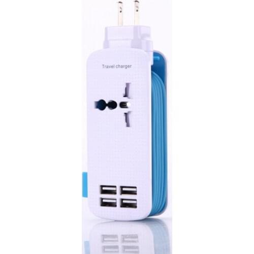 Usb smart adapter, multi-function socket portable power strip, home wiring board travel safety power strip