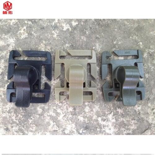 5 Piece Of Water Bag Clip Buckle Molle Webbing Belt Lock Carabiner Backpack Clip Outdoor Camping Rock Climbing EDC Tool