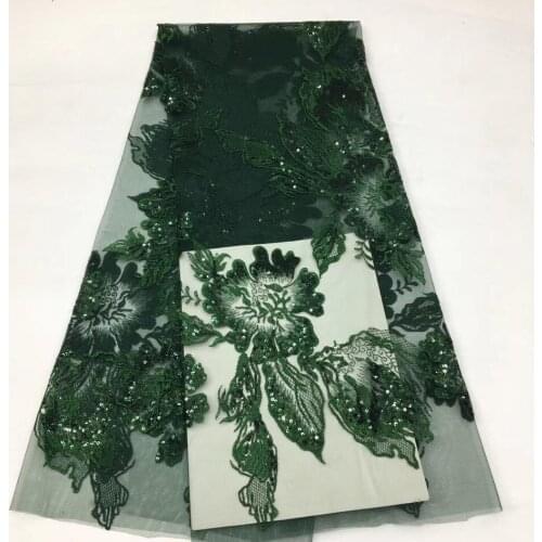 2021 French embroidered mesh lace fabric, African lace fabric, high quality sequined lace for Nigeria lace material XX38881