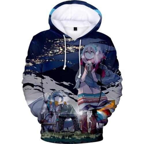 2021 New Arrival 3D Print Yuru Camp△ Hoodies New the film Character Men/Women Autumn Winter Hoodie Streetwear Clothes