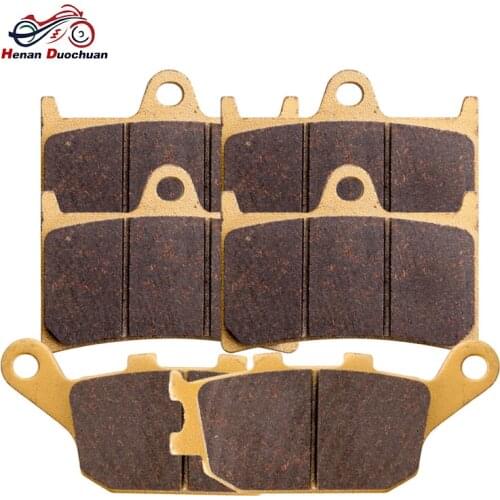 3pair Motorcycle Front Rear Brake Pads For YAMAHA FZ6 Fazer S2 YZF-R6 FZ1 Fazer FZ8 YZF R1/R1SP