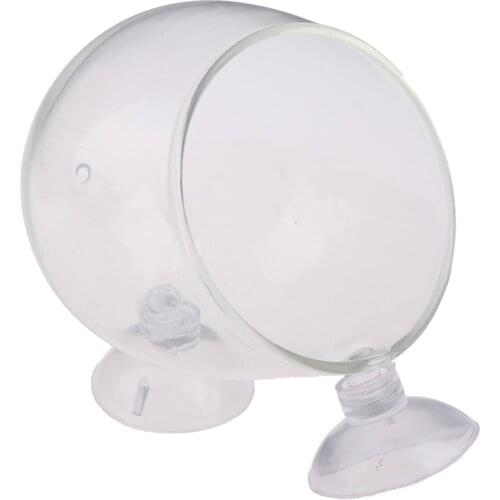 Fish Tank Crystal Glass Pot Aquarium Planter Aquaculture Cup Decoration Polka Water Potted Aquatic Planting Cylinder Cup